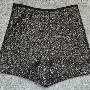 Zara Sequin Shorts